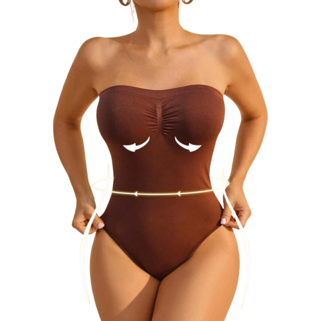 Hourglass ™ Seamless Strapless Bandeau Bodysuit - Liposculpt Microfiber