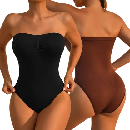 Hourglass ™ Seamless Strapless Bandeau Shapewear Bodysuit