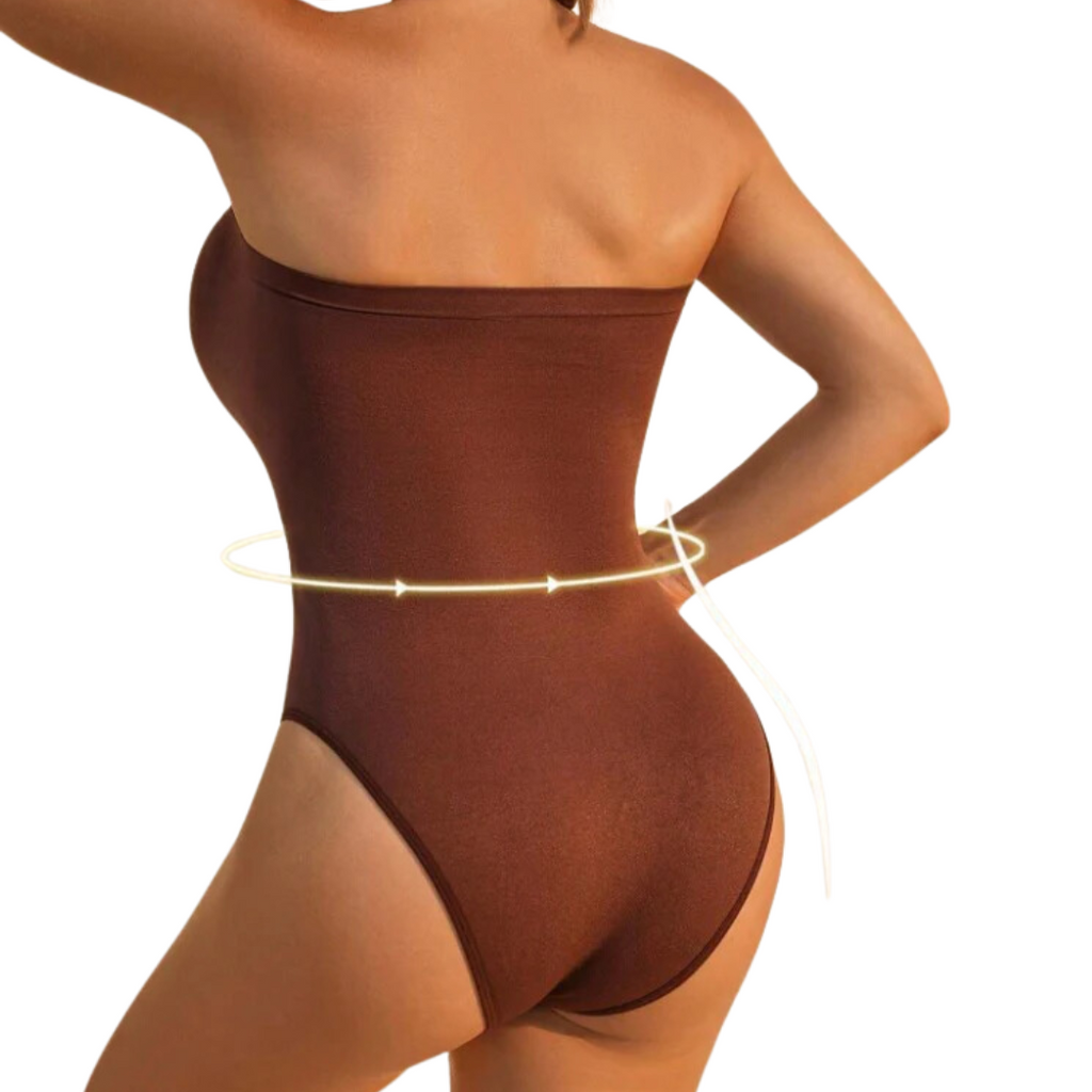 Hourglass ™ Seamless Strapless Bandeau Bodysuit - Liposculpt Microfiber