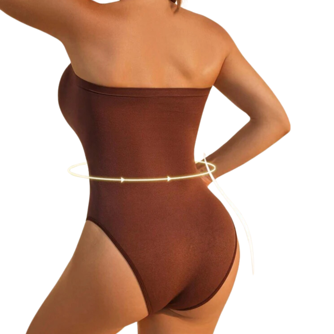 Hourglass ™ Seamless Strapless Bandeau Shapewear Bodysuit