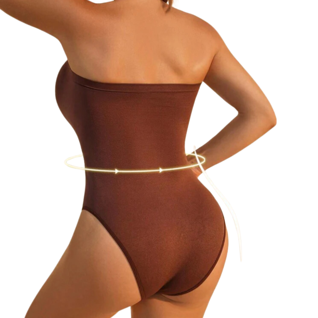 Hourglass ™ Seamless Strapless Bandeau Bodysuit - Liposculpt Microfiber