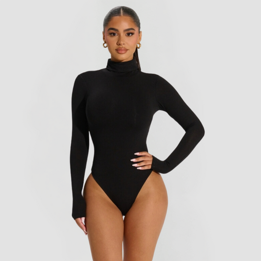 Hourglass ™ Long Sleeve Turtleneck Shapewear Bodysuit