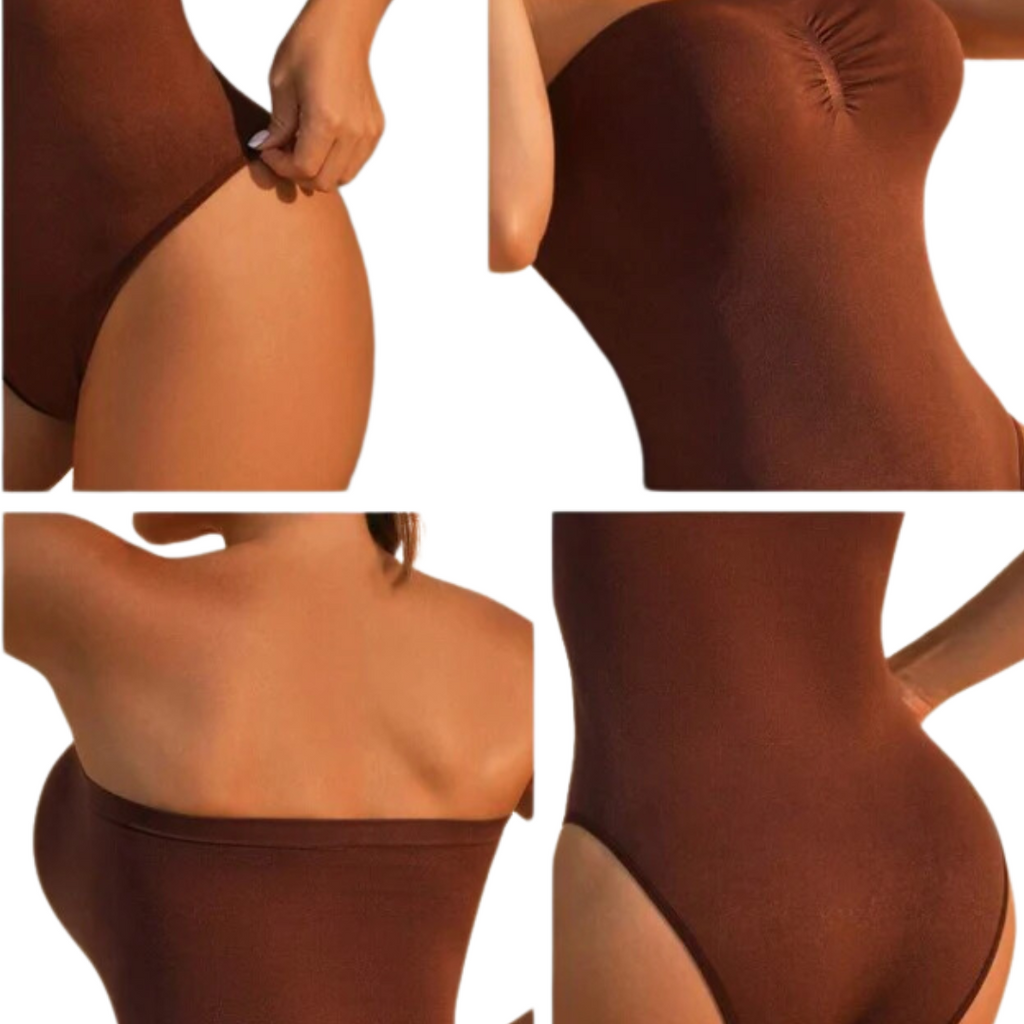 Hourglass ™ Seamless Strapless Bandeau Bodysuit - Liposculpt Microfiber
