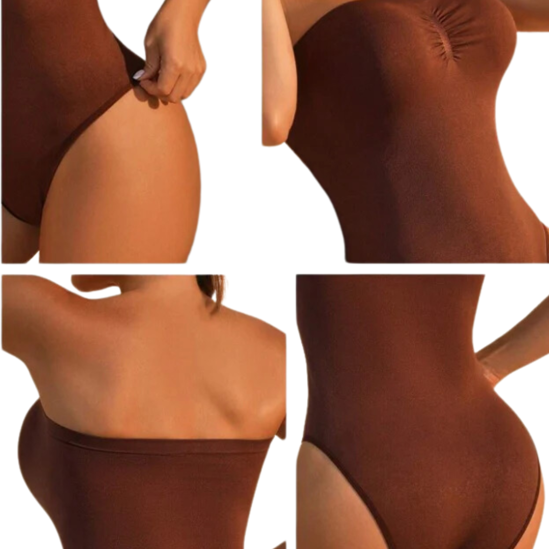 Hourglass ™ Seamless Strapless Bandeau Shapewear Bodysuit