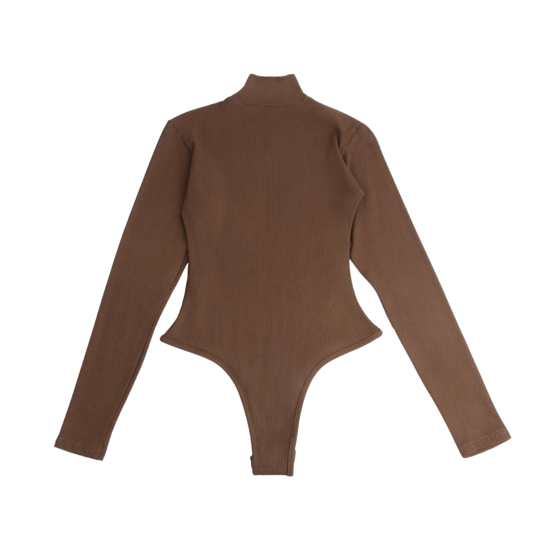 Hourglass ™ Long Sleeve Turtleneck Shapewear Bodysuit