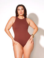 Hourglass ™ Seamless Crew-Neck Shapewear Bodysuit