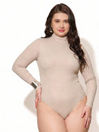 Hourglass ™ Long Sleeve Turtleneck Shapewear Bodysuit